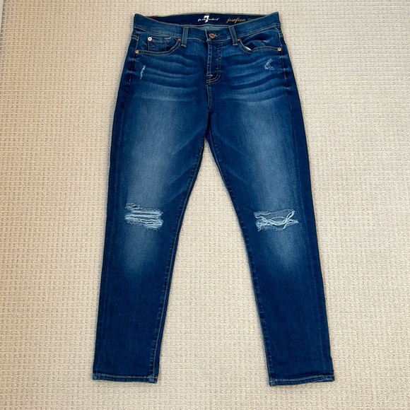 7 for All Mankind Josefina skinny boyfriend. Size 26. - Picture 2 of 13